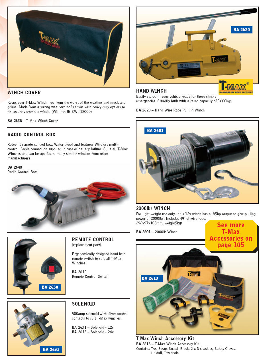 TMax winches