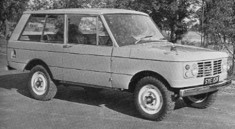 First Land Rover Prototypes RR History
